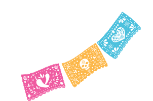 Day Of The Dead Mexican Sticker by La Catrina MEXICO ®