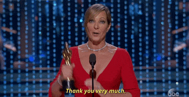 Allison Janney Thank You GIF by The Academy Awards