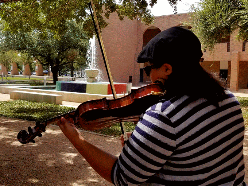 Playing Violin GIF by The University of Texas Rio Grande Valley Find