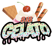 Gelato Sticker by 818 Brands