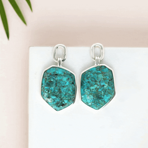 Earrings Turquoise GIF by Jewelry Television - Find & Share on GIPHY