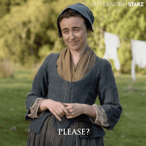 Persuasion Please GIF by Outlander
