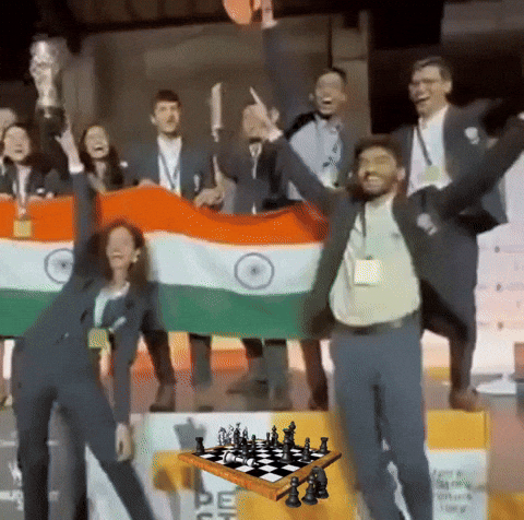 Team India Chess GIF