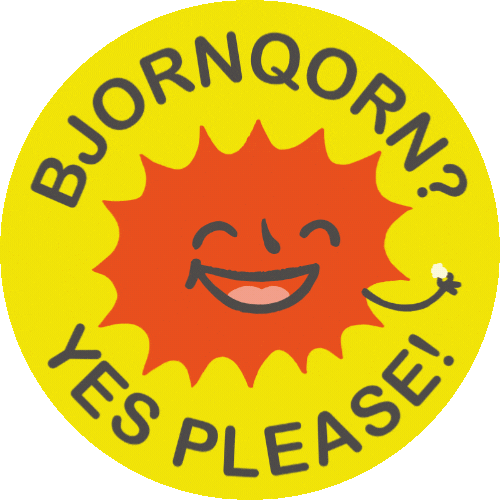 Pop Corn Sticker by BjornQorn