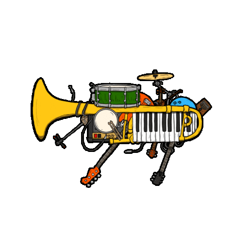 音楽 Rooks Sticker