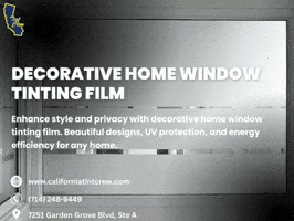 Decorative Home Window Tinting Film GIF