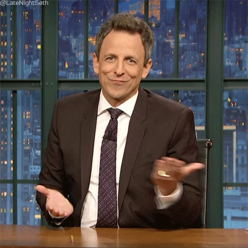 Weighing Seth Meyers GIF by Late Night with Seth Meyers