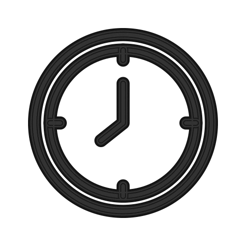 Neon Reloj Sticker by Happy Punk Panda