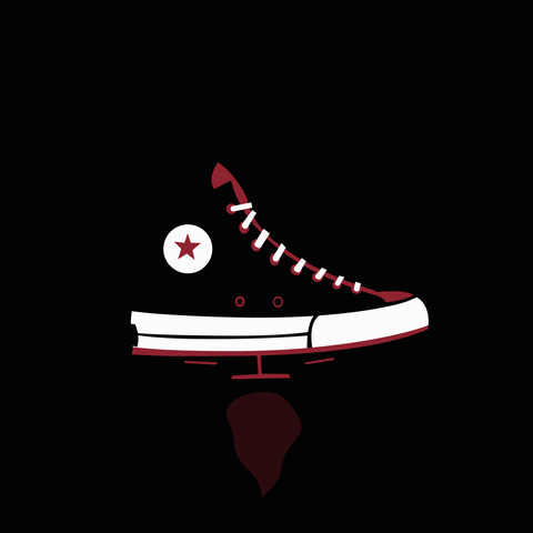 Flying Chuck Taylor GIF by Laceitapp