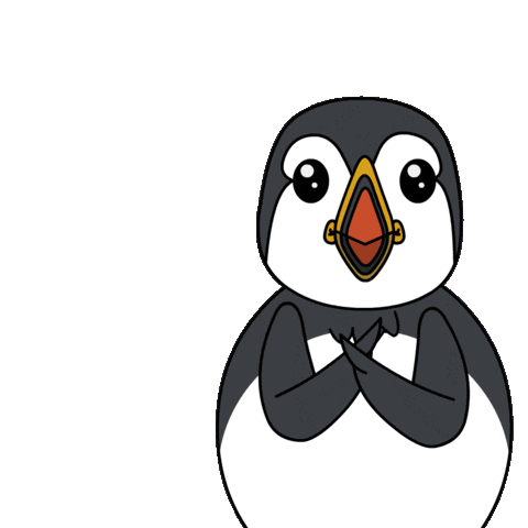 Thank U Love Sticker by Puffins