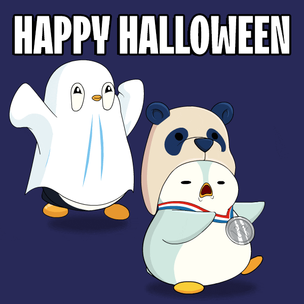 Haunted House Halloween GIF by Pudgy Penguins