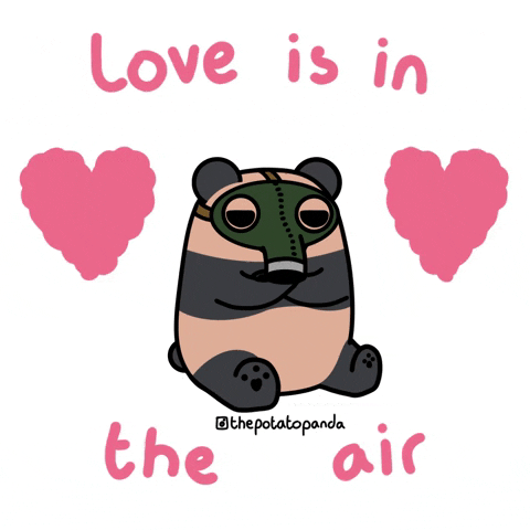 Valentines Day Love GIF by The Potato Panda
