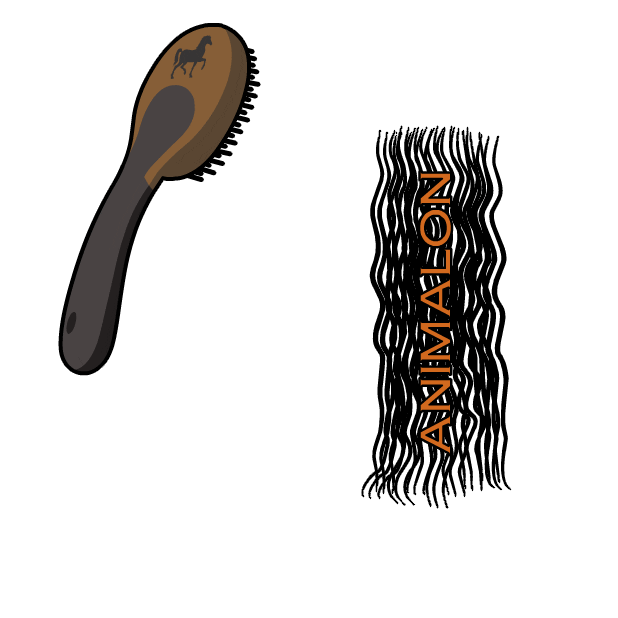 Hair Brush Sticker by Animalon_Official for iOS & Android | GIPHY