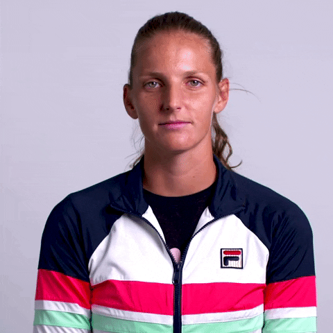 Karolina Pliskova Whatever GIF by WTA