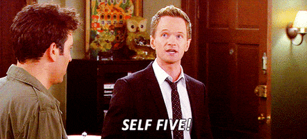 funny how i met your mother how i met your mother high five barney ...