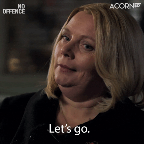 Lets Go Party GIF by Acorn TV
