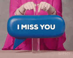 Miss You Reaction GIF by GIPHY Cares
