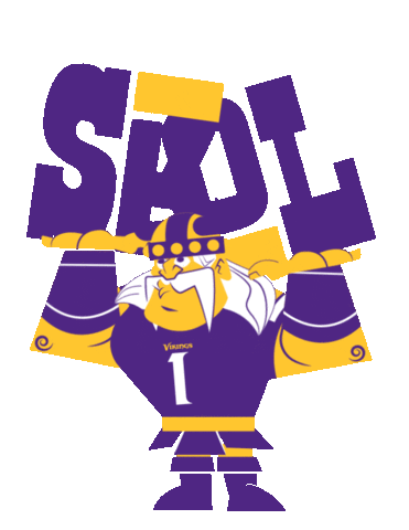 SKOL Minnesota Vikings Football Stickers