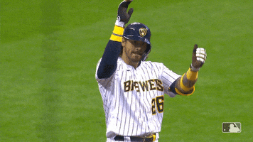 Sport Applause GIF by Milwaukee Brewers