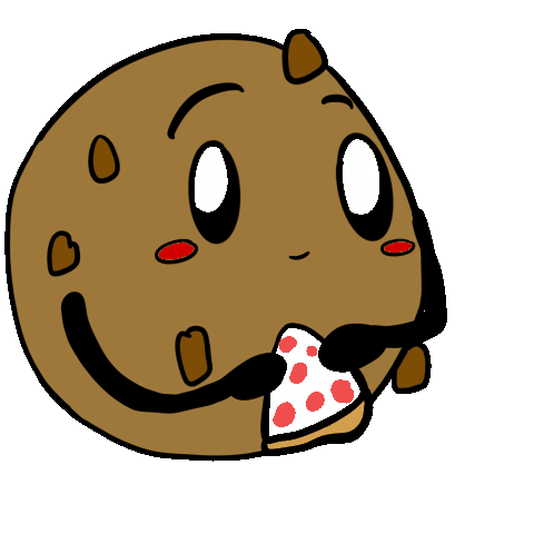 Pizza Eat Sticker