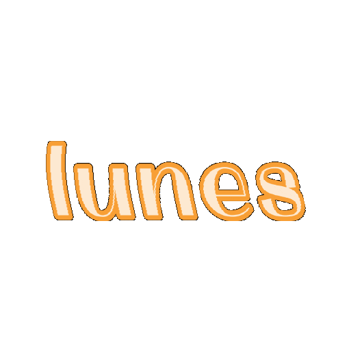 Lunes Sticker by Fruto Blanco