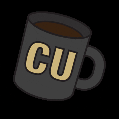 Black And Gold Coffee GIF by CU Online