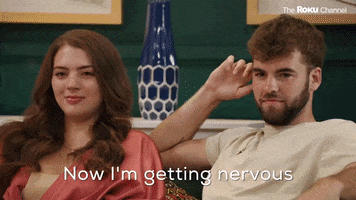 Nervous Season 1 GIF by The Roku Channel