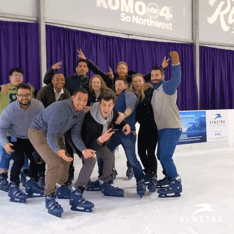 symetra ice rink bellevue downtown GIF