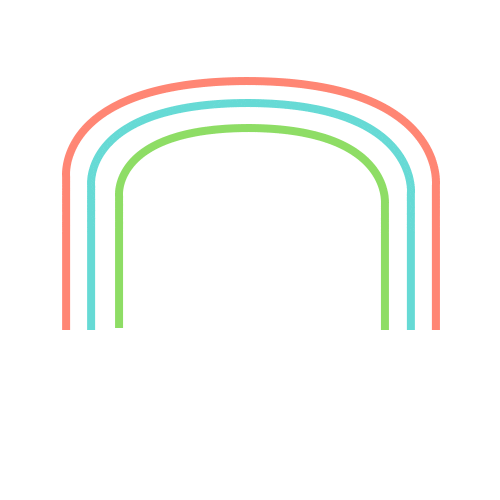 Love Yourself Rainbow Sticker by SkinnyFit