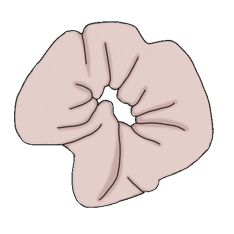 Scrunchie Sticker by Anziehenddarmstadt