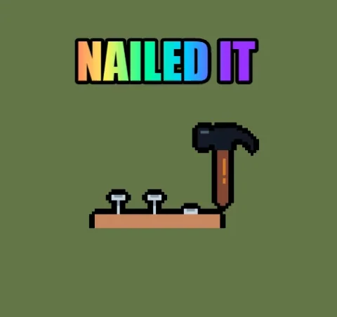 Nailed It GIF by MOODMAN