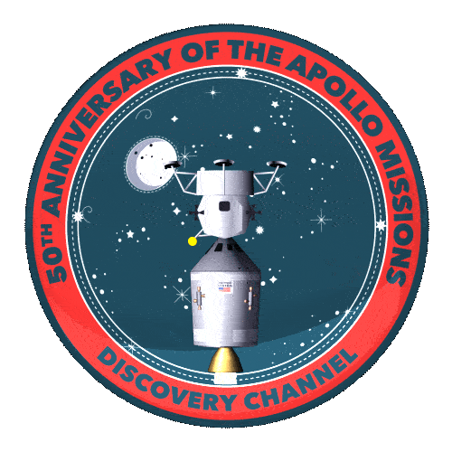 Moon Apollo Sticker by Discovery Channel Turkiye