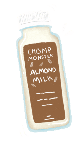 Almond Milk Snack Sticker