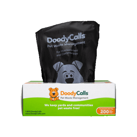 DoodyCalls Pet Waste Management Sticker