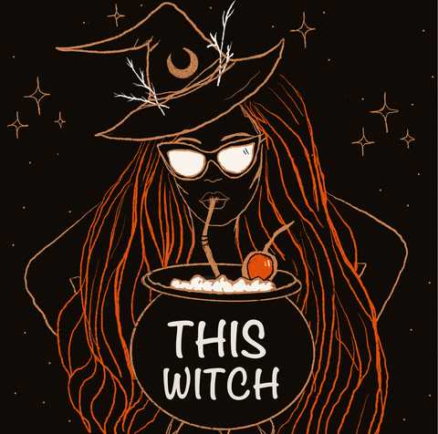 Witch Bubbles GIF by Rhianna Moon