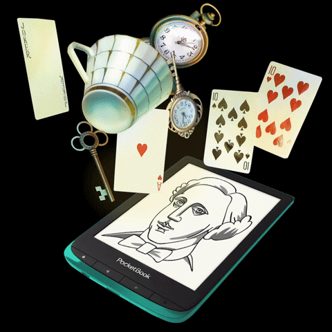Lewis Carroll Art GIF by PocketBook