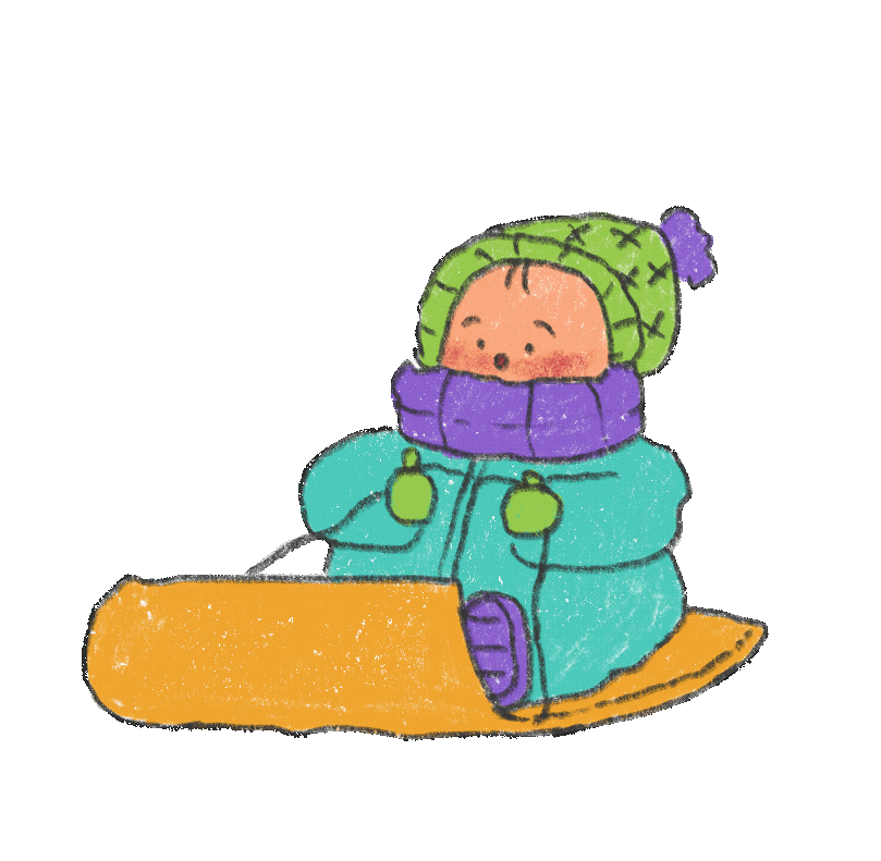 Sport Sledding Sticker by Katharine Kow for iOS & Android GIPHY