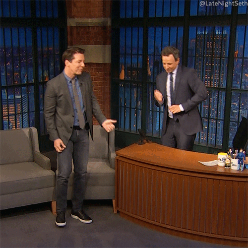 Best Friends Dancing GIF by Late Night with Seth Meyers