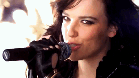 Lzzy Hale nightmare before christmas character GIF