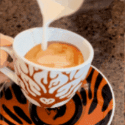 Barista Latte Art GIF by Bagels & Beans