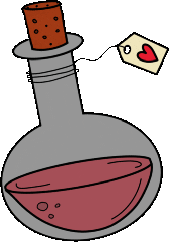 Love Potion Heart Sticker
