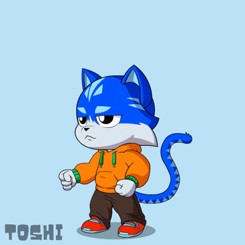 Level Up Cat GIF by Toshithecat
