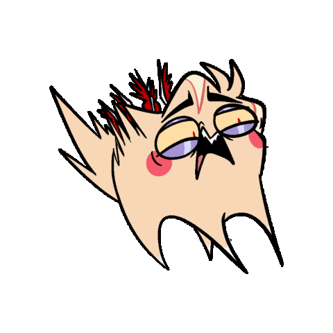 Lucifer Hazbin Hotel Sticker