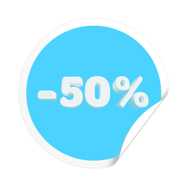 50 Sticker by Wolt Greece