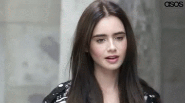 Image result for Lily collins gif