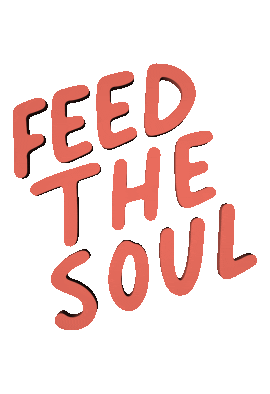 Feed The Soul Sticker by Piviaofficial