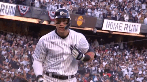 New York Yankees Smile GIF by MLB - Find & Share on GIPHY