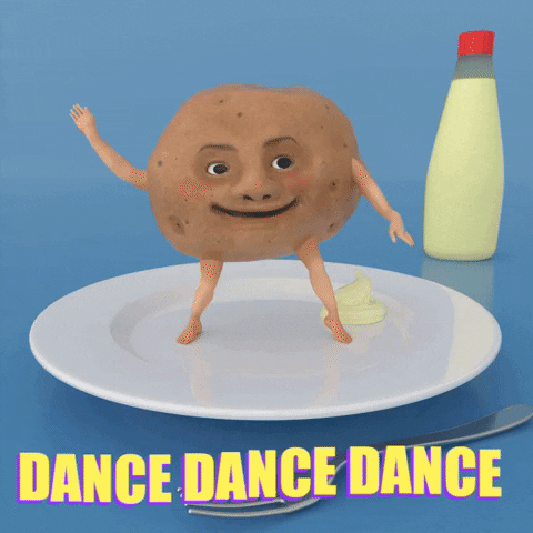ayamurata dance dancing fart potato GIF