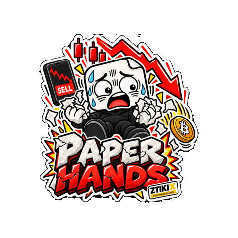 Market Crash Crypto Sticker by ZTIKIX