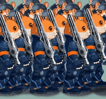 Army Marching GIF by Hamieverse